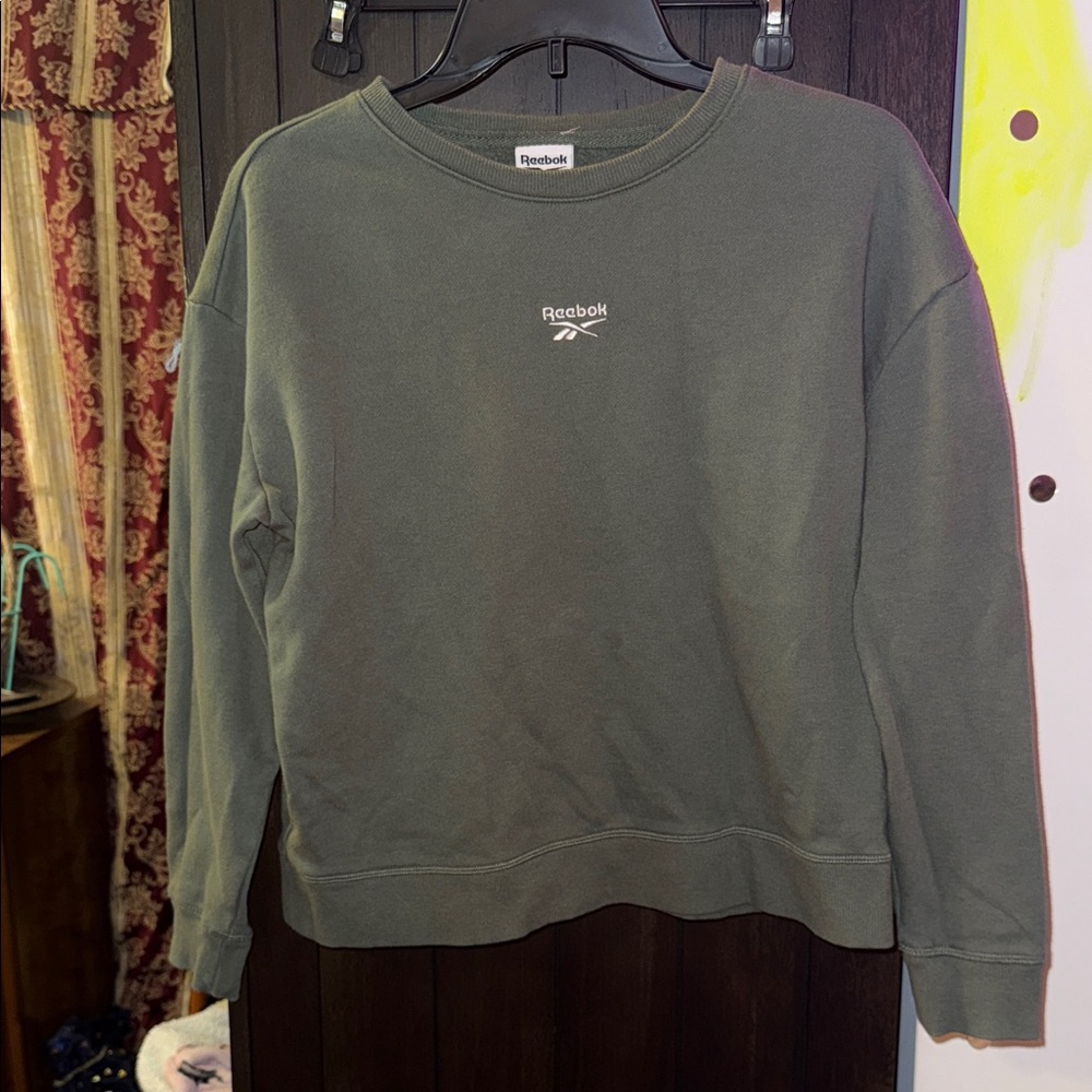 Reebok Olive Crewneck Sweatshirt